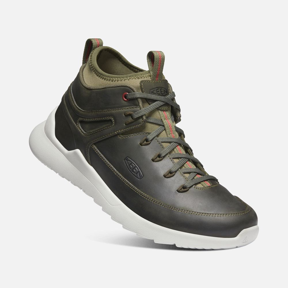 Keen Sneakers Herr Mörk Olivgröna - Highland Mid - 264719EUH